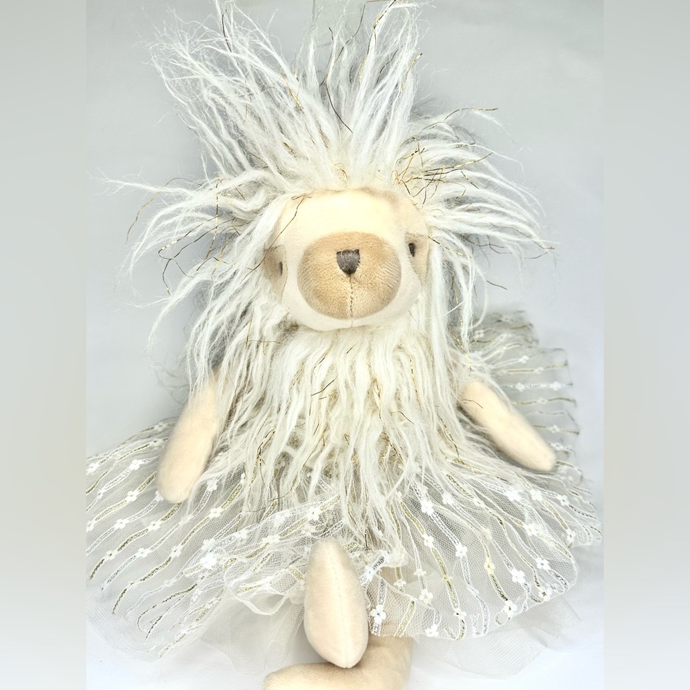 FAO Schwarz Petit Bon Tan Sloth in Tutu 15" inch Plush